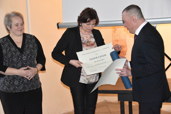 Ocenění práce učitelů a studentů GVM