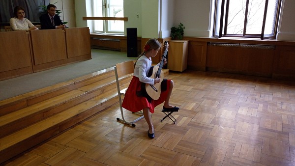 Předávání maturitních vysvědčení