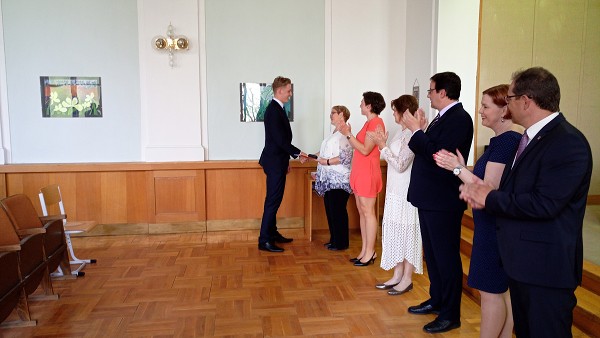 Předávání maturitních vysvědčení