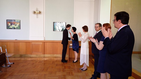 Předávání maturitních vysvědčení