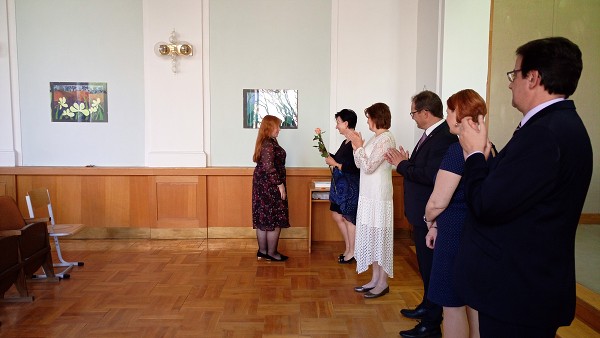 Předávání maturitních vysvědčení
