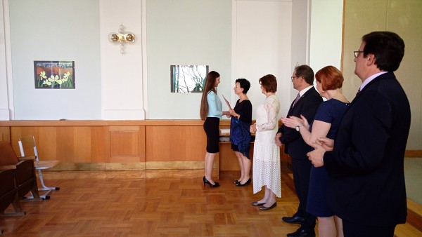 Předávání maturitních vysvědčení