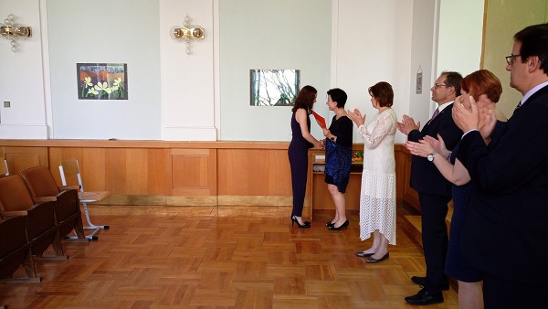 Předávání maturitních vysvědčení