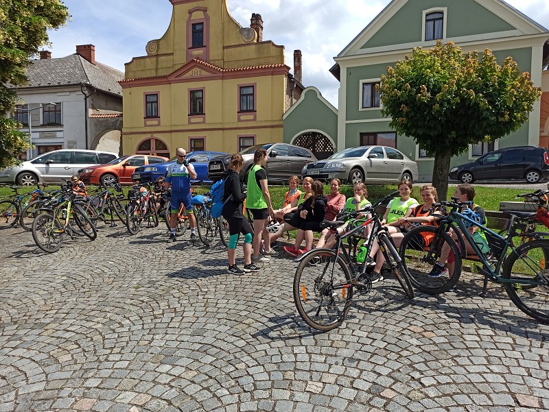 Cyklovýlet na turistickém kurzu 3. A, B