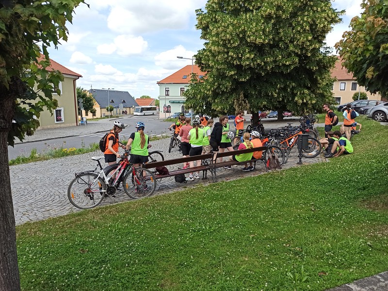 Cyklovýlet na turistickém kurzu 3. A, B