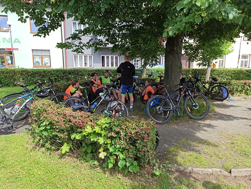 Cyklovýlet na turistickém kurzu 3. A, B