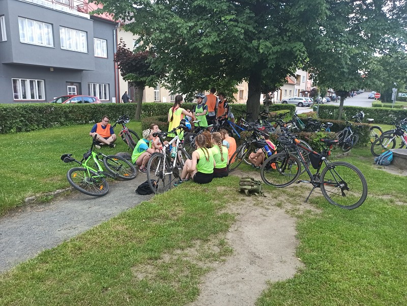 Cyklovýlet na turistickém kurzu 3. A, B
