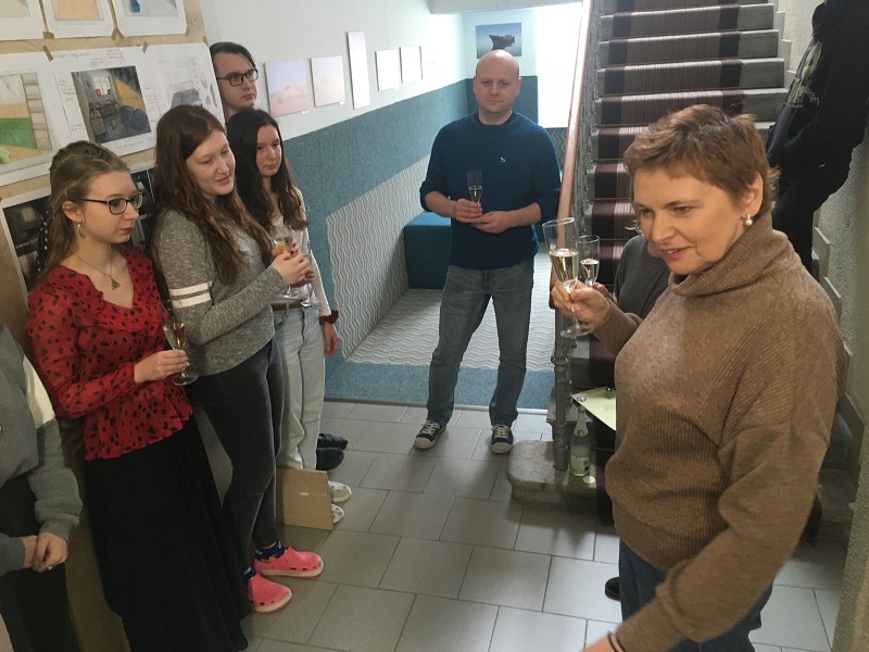 Odpočinkový prostor pro studenty