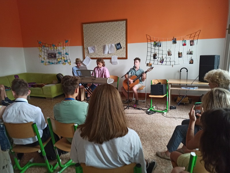 Koncert terciánů na závěr školního roku