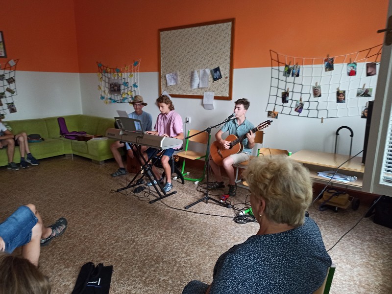 Koncert terciánů na závěr školního roku