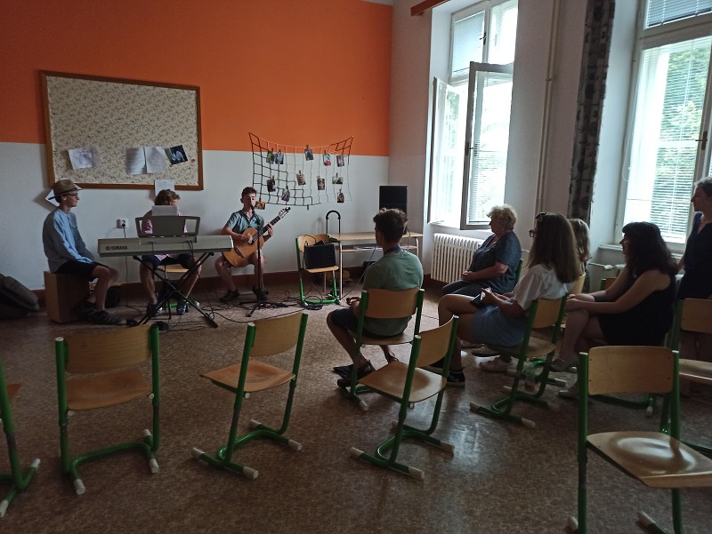 Koncert terciánů na závěr školního roku