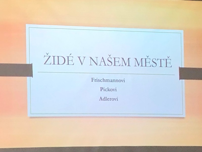 Židé v našem městě