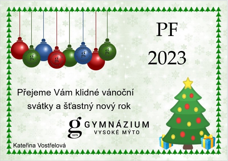 Vítězné návrhy vánočních přání 22