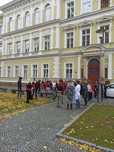 Haloween na gymnáziu